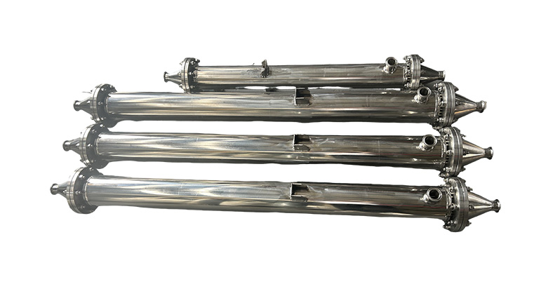 Лабораторный теплообменник с двойной трубкой с высокой чистотой жидкостью