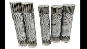 Трубчатый теплообменник для холодильного оборудования HVAC. Материал конструкции: нержавеющая сталь 304/316. Низкая стоимость обслуживания. Заводская цена.