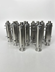 Санитарный спиральный трубчатый теплообменник с зеркальной полировкой и быстрым зажимом, нержавеющая сталь 316, длительный срок службы Охлаждение фермы