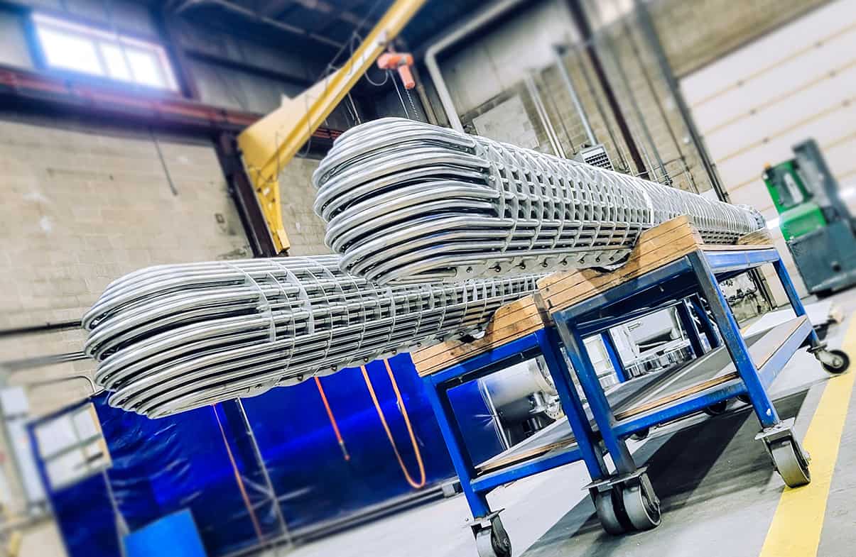 U-образная трубка-оболочка-трубка-обменник